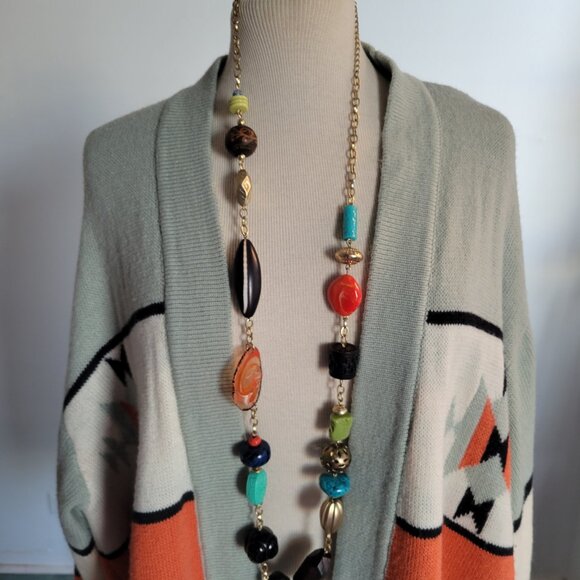 Wrangler Retro Western Aztec Women’s Cardigan Sweater (Size: XL) - Picture 15 of 16